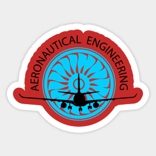 aeronautical engineering aerospace engineer Sticker